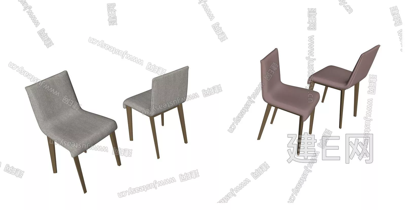 MODERN CHAIRS - SKETCHUP 3D MODEL - ENSCAPE - 115033435