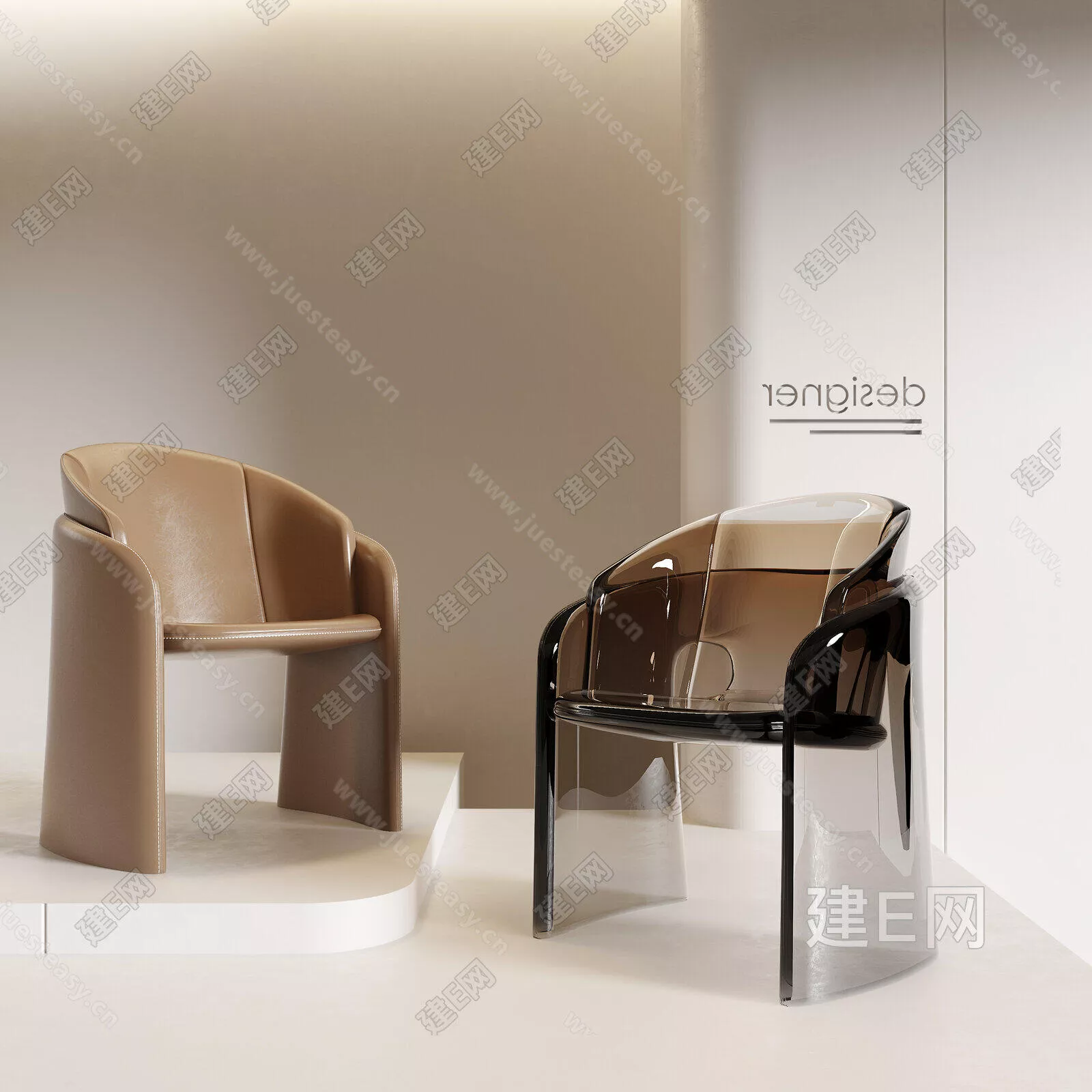 MODERN CHAIRS - SKETCHUP 3D MODEL - ENSCAPE - 117198302