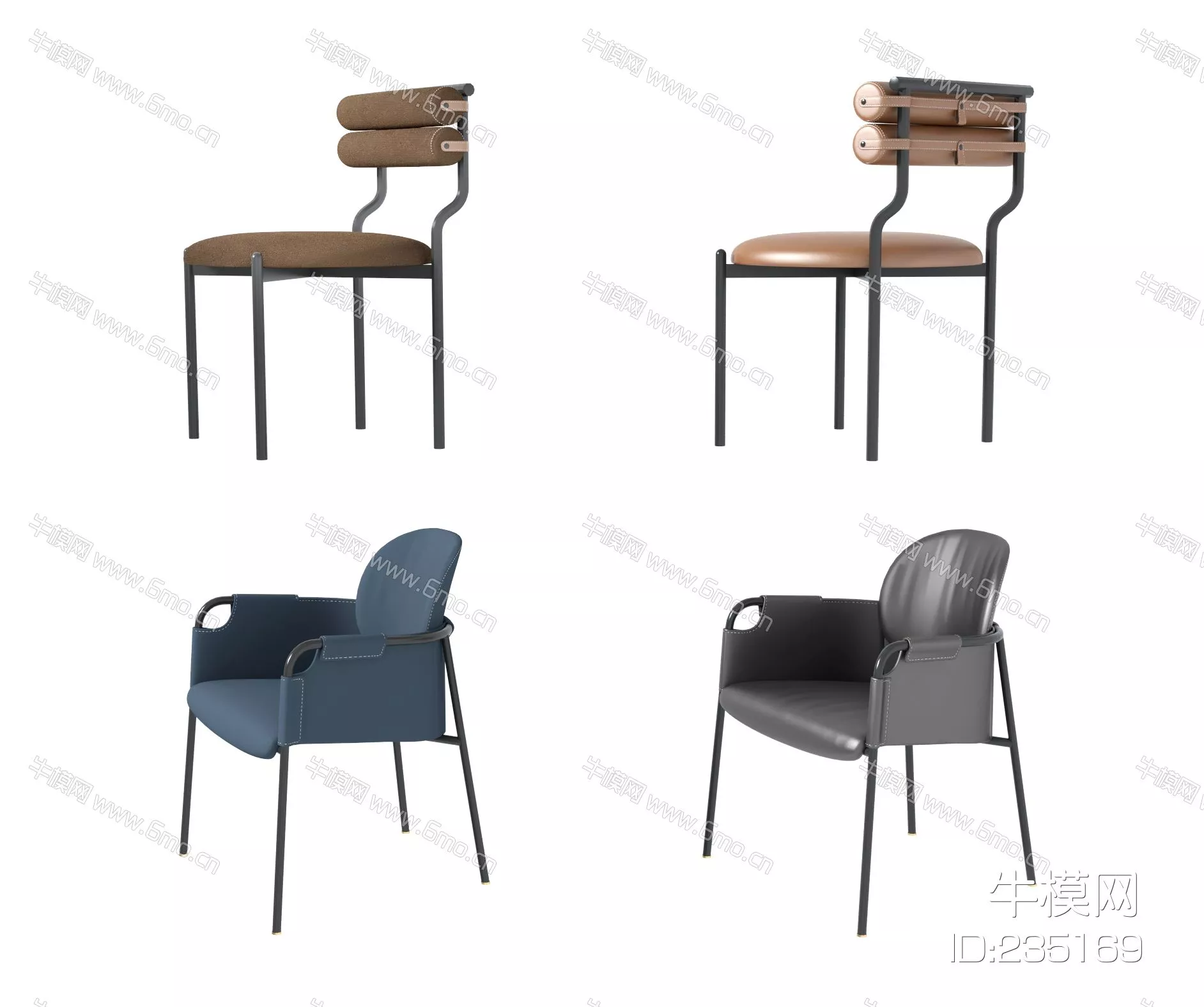 MODERN CHAIRS - SKETCHUP 3D MODEL - ENSCAPE - 235169