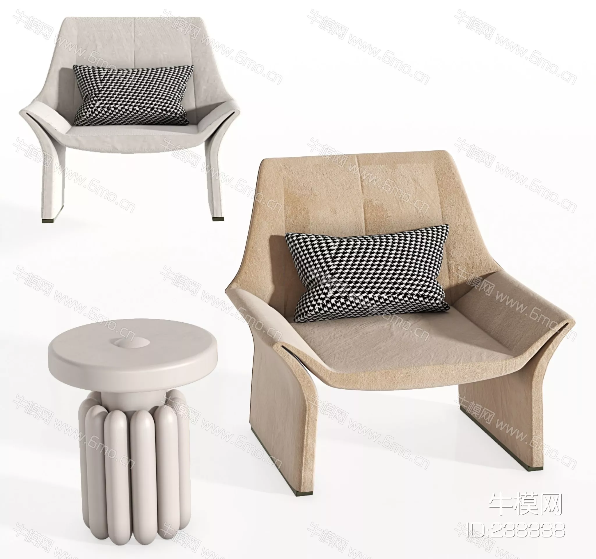 MODERN CHAIRS - SKETCHUP 3D MODEL - ENSCAPE - 238338