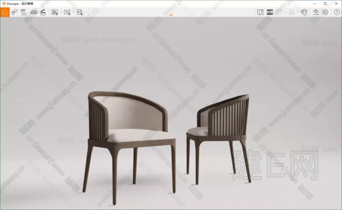 MODERN CHAIRS - SKETCHUP 3D MODEL - ENSCAPE - ID03774