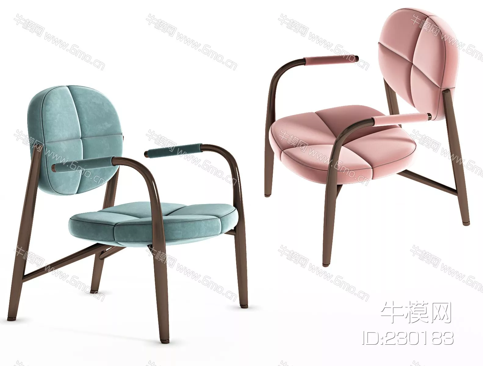 MODERN CHAIRS - SKETCHUP 3D MODEL - VRAY - 230183