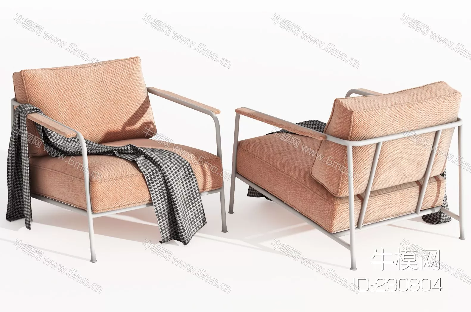 MODERN CHAIRS - SKETCHUP 3D MODEL - VRAY - 230804