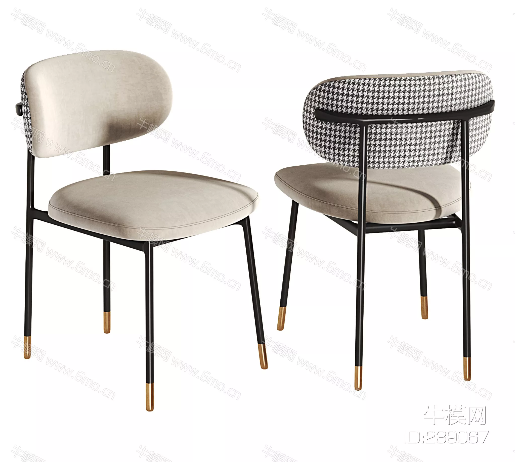 MODERN CHAIRS - SKETCHUP 3D MODEL - VRAY - 239067