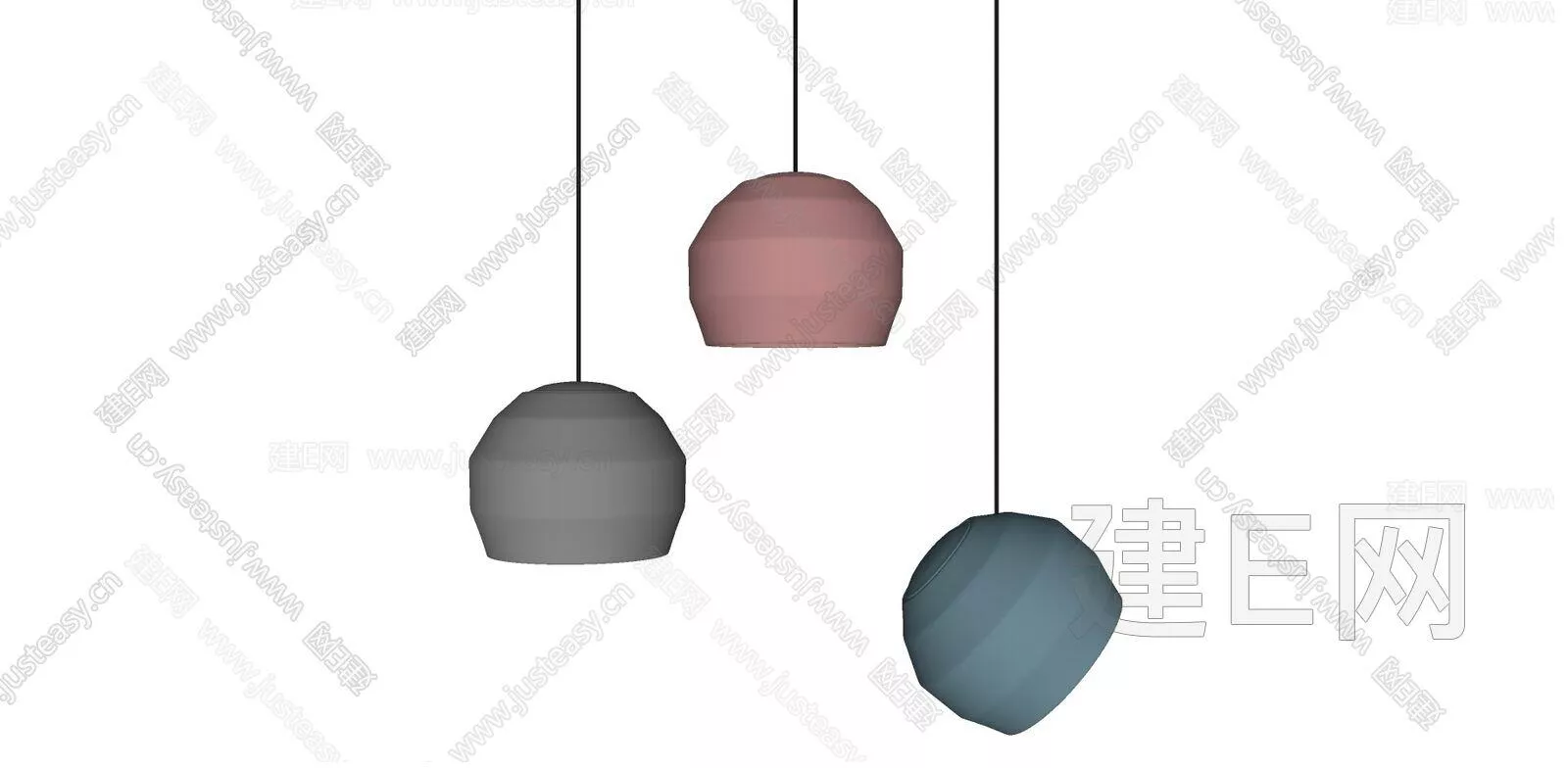 MODERN CHANDELIER - SKETCHUP 3D MODEL - ENSCAPE - 111559165