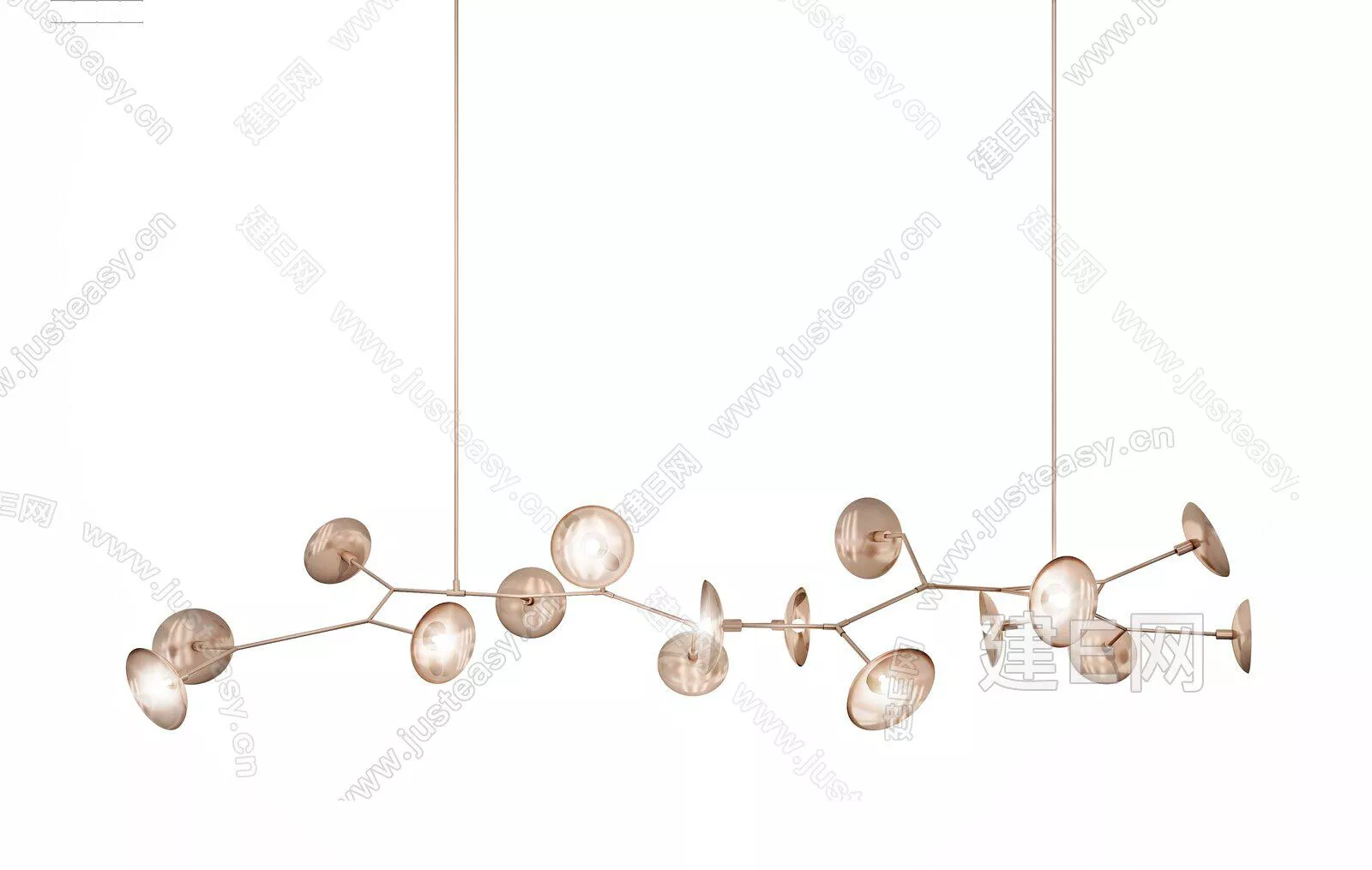 MODERN CHANDELIER - SKETCHUP 3D MODEL - ENSCAPE - 111627544