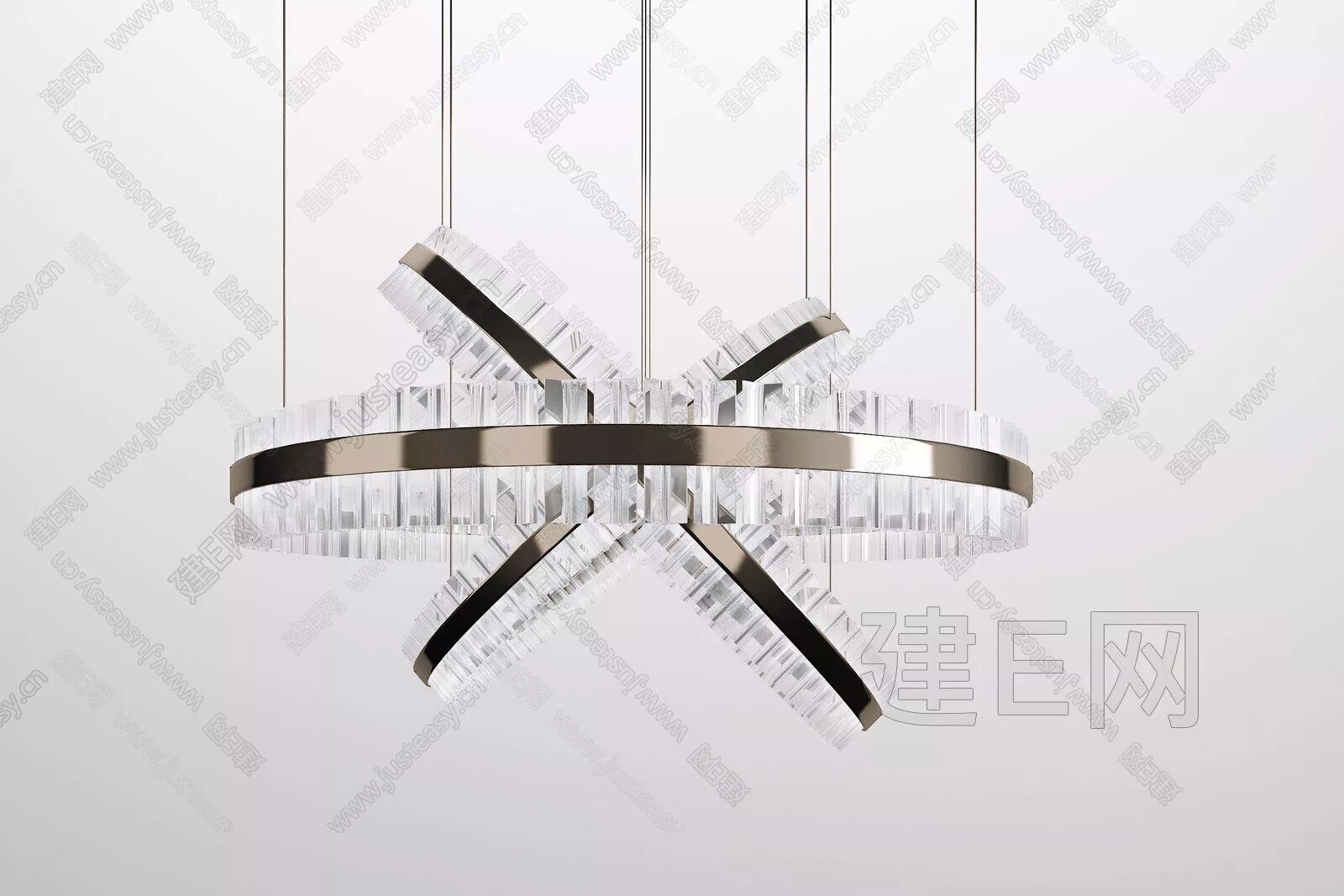 MODERN CHANDELIER - SKETCHUP 3D MODEL - ENSCAPE - 111627728