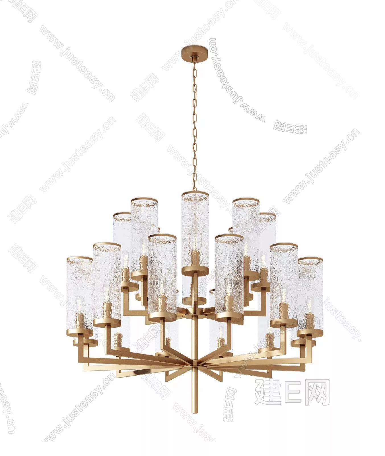 MODERN CHANDELIER - SKETCHUP 3D MODEL - ENSCAPE - 111693287