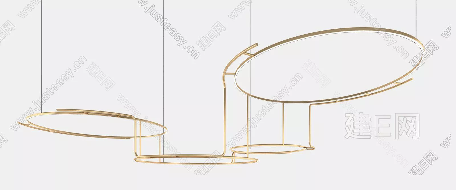 MODERN CHANDELIER - SKETCHUP 3D MODEL - ENSCAPE - 111758601