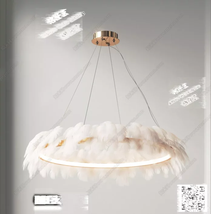 MODERN CHANDELIER - SKETCHUP 3D MODEL - VRAY OR ENSCAPE - ID03812