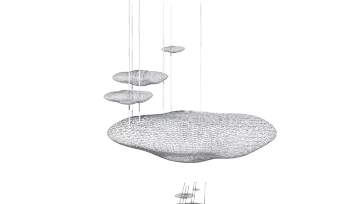 MODERN CHANDELIER - SKETCHUP 3D MODEL - VRAY OR ENSCAPE - ID03834