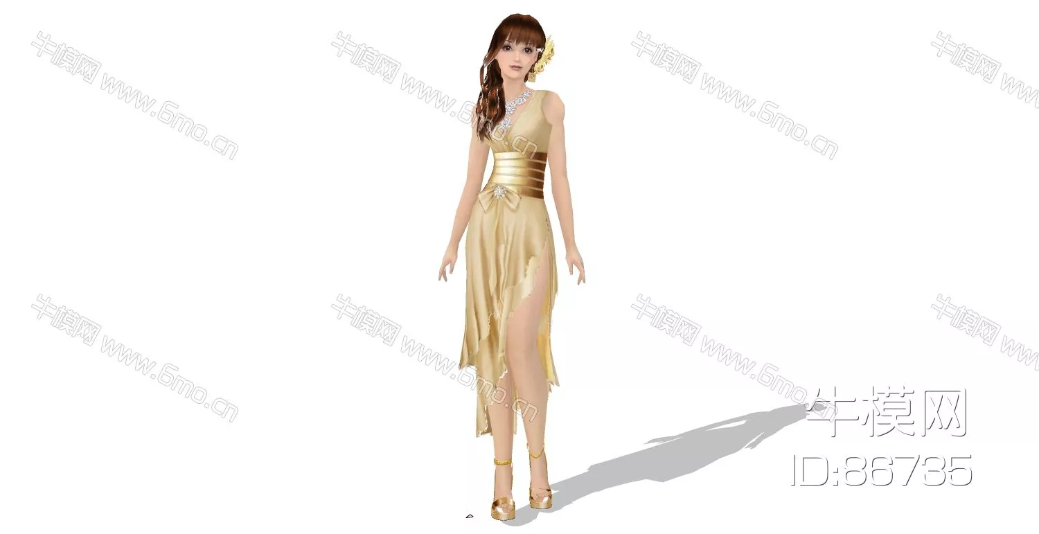 MODERN CHARACTER - SKETCHUP 3D MODEL - ENSCAPE - 86735