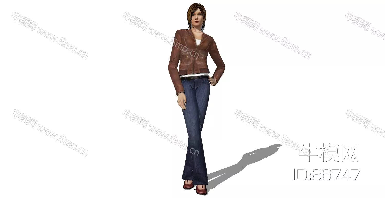 MODERN CHARACTER - SKETCHUP 3D MODEL - ENSCAPE - 86747