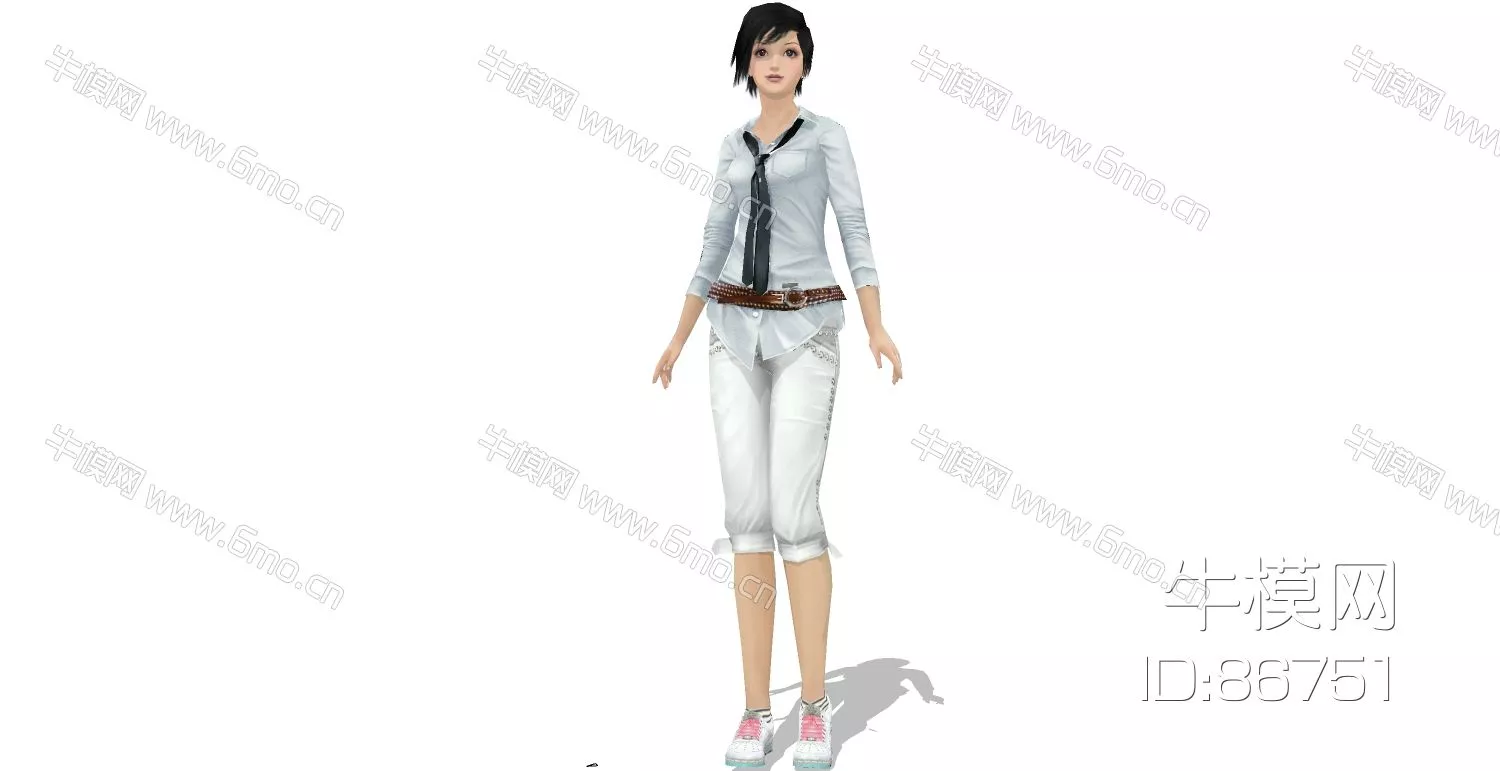 MODERN CHARACTER - SKETCHUP 3D MODEL - ENSCAPE - 86751