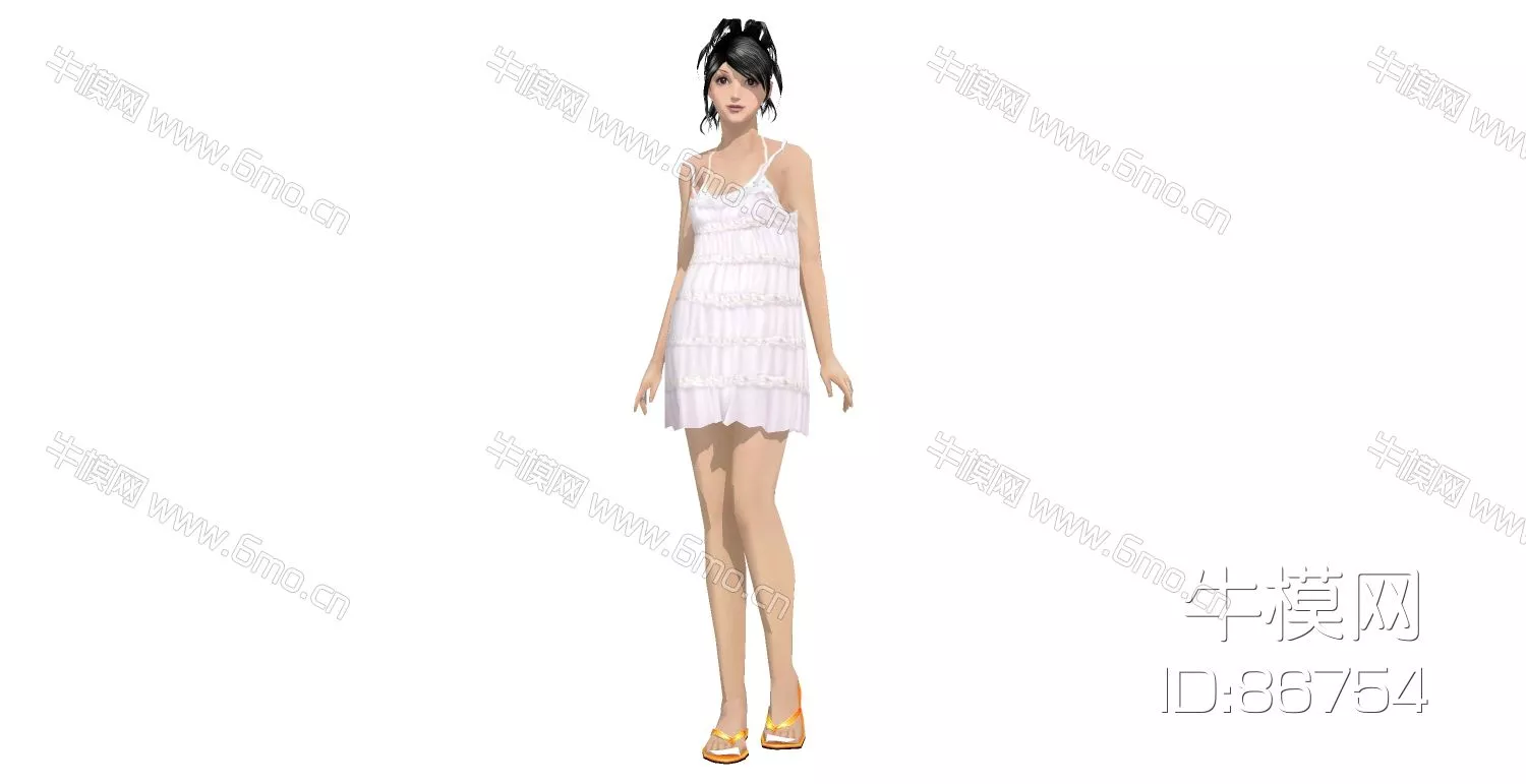 MODERN CHARACTER - SKETCHUP 3D MODEL - ENSCAPE - 86754