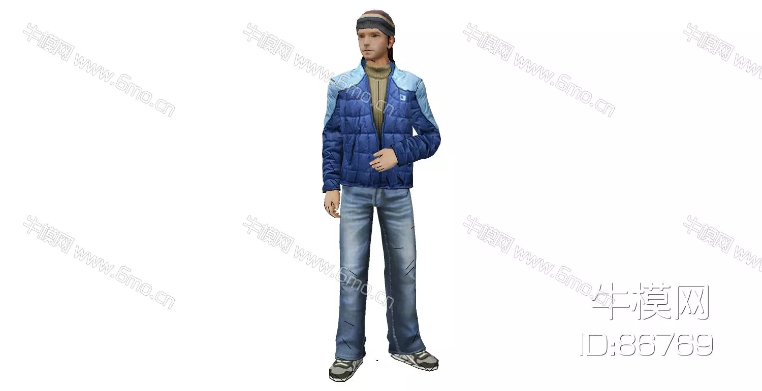 MODERN CHARACTER - SKETCHUP 3D MODEL - ENSCAPE - 86769