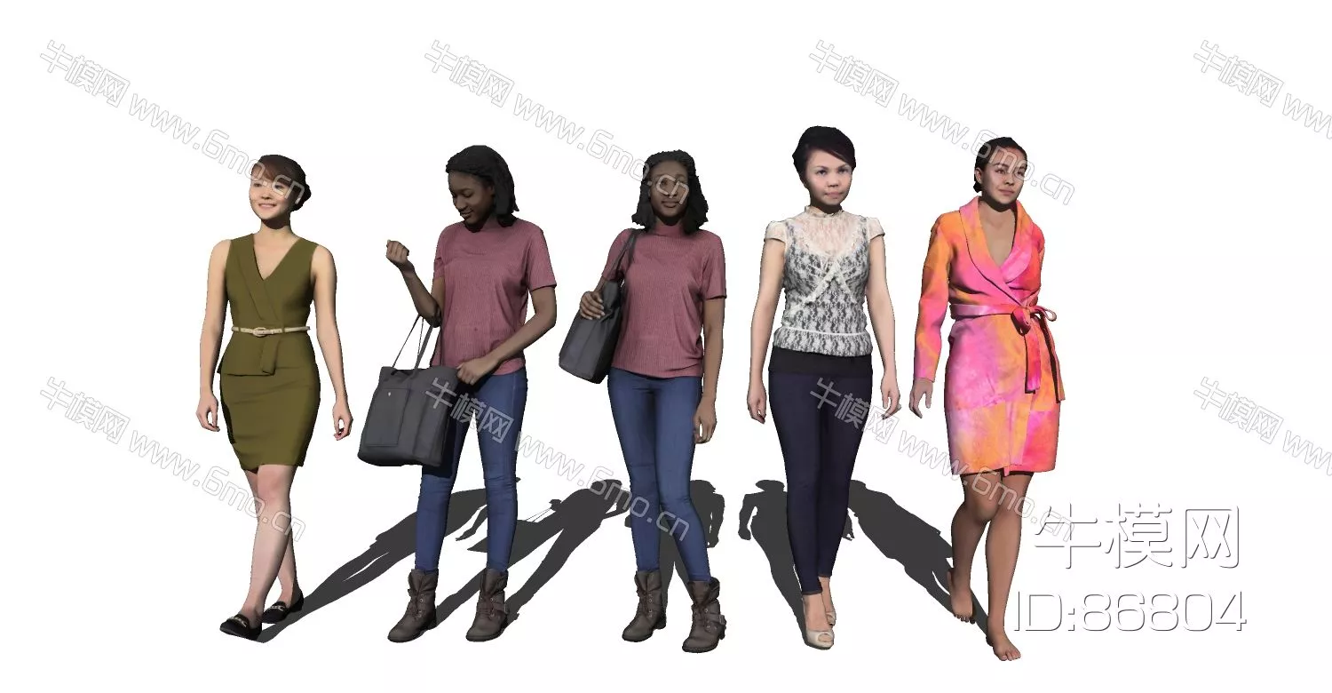 MODERN CHARACTER - SKETCHUP 3D MODEL - ENSCAPE - 86804