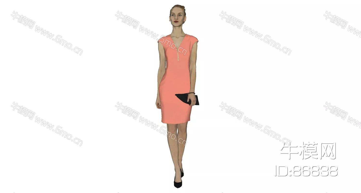 MODERN CHARACTER - SKETCHUP 3D MODEL - ENSCAPE - 86838