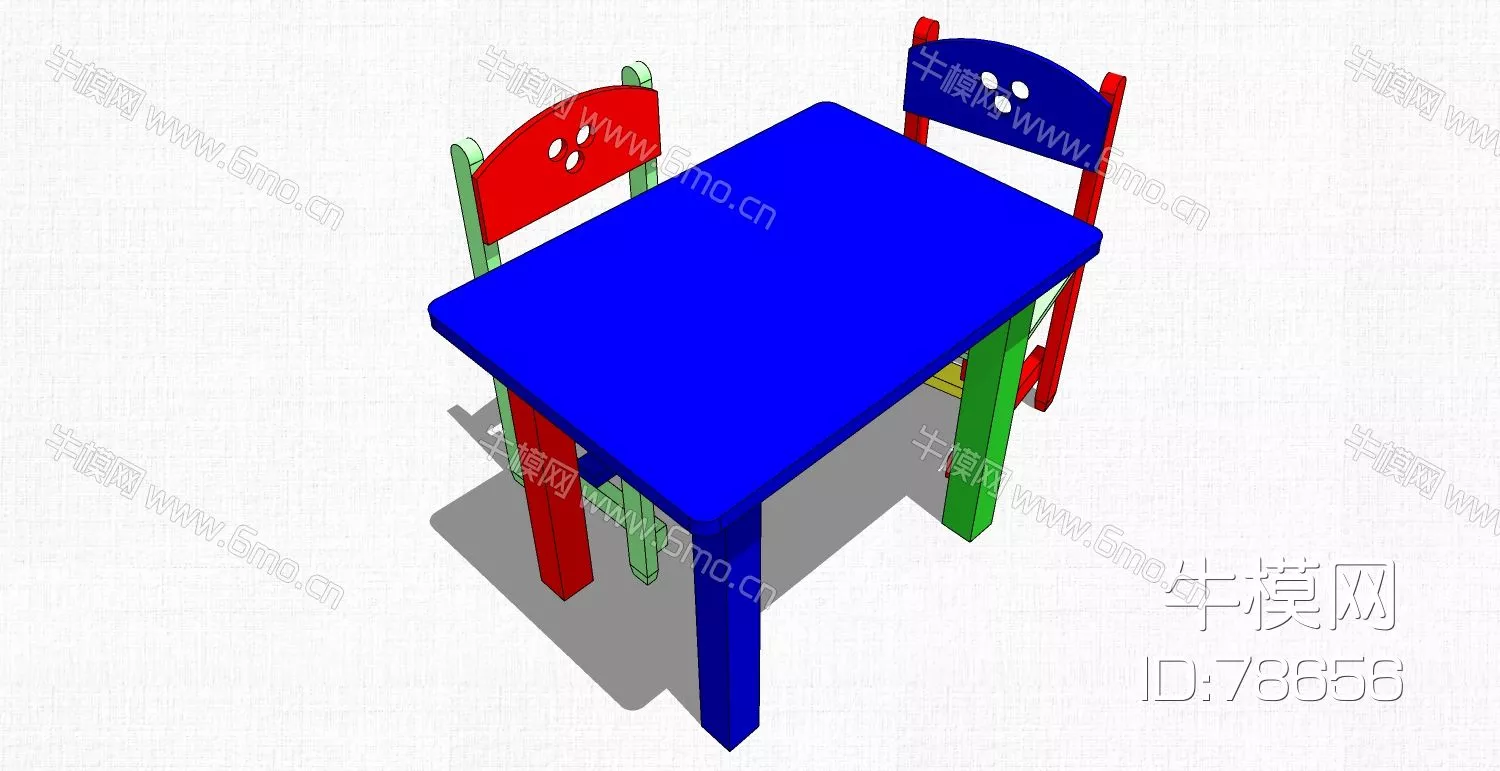 MODERN CHILDREN CHAIR - SKETCHUP 3D MODEL - ENSCAPE - 78656