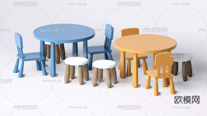 MODERN CHILDREN FURNITURE - SKETCHUP 3D MODEL - VRAY OR ENSCAPE - ID04021