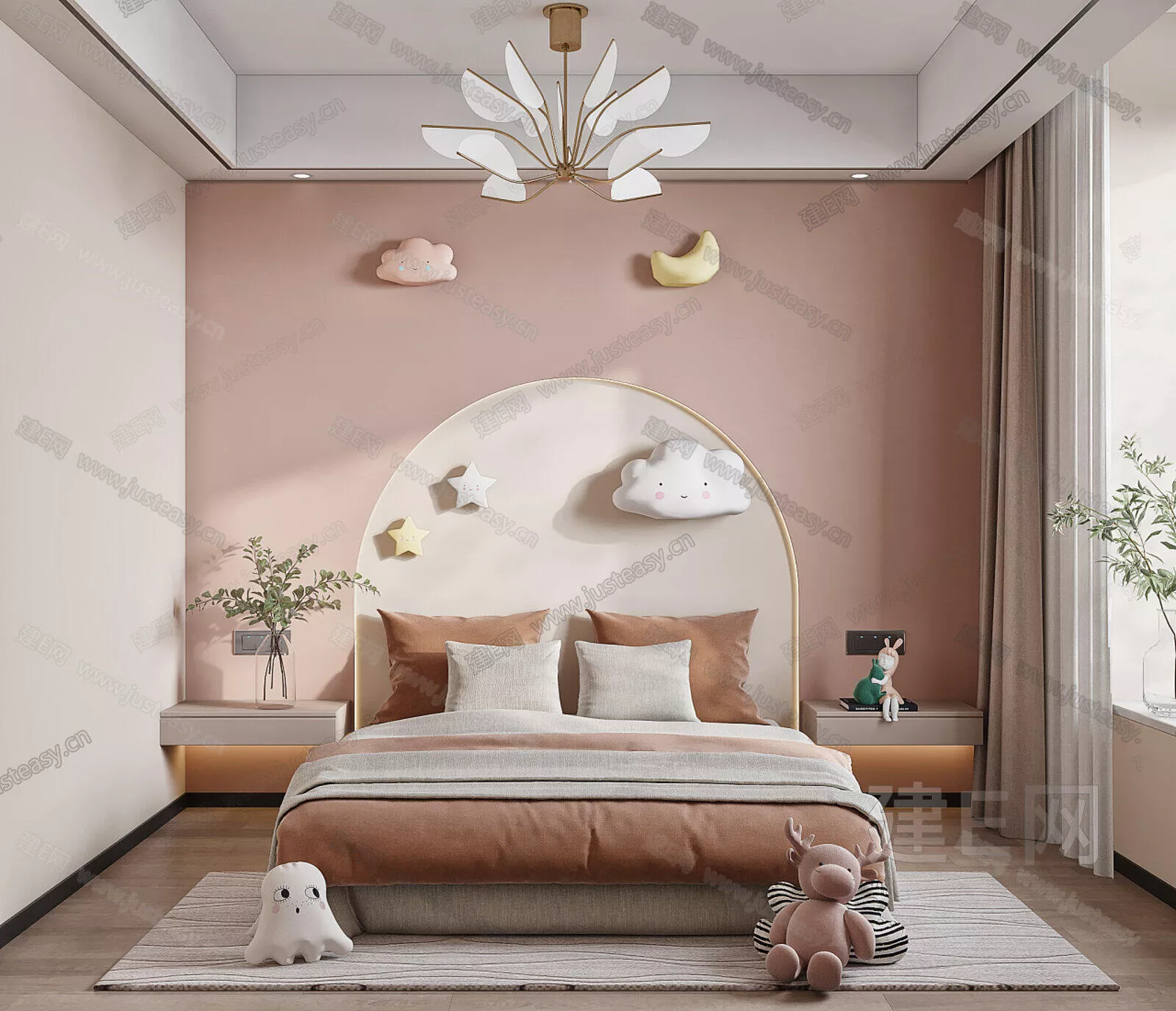 MODERN CHILDREN ROOM - SKETCHUP 3D SCENE - ENSCAPE - 101075706