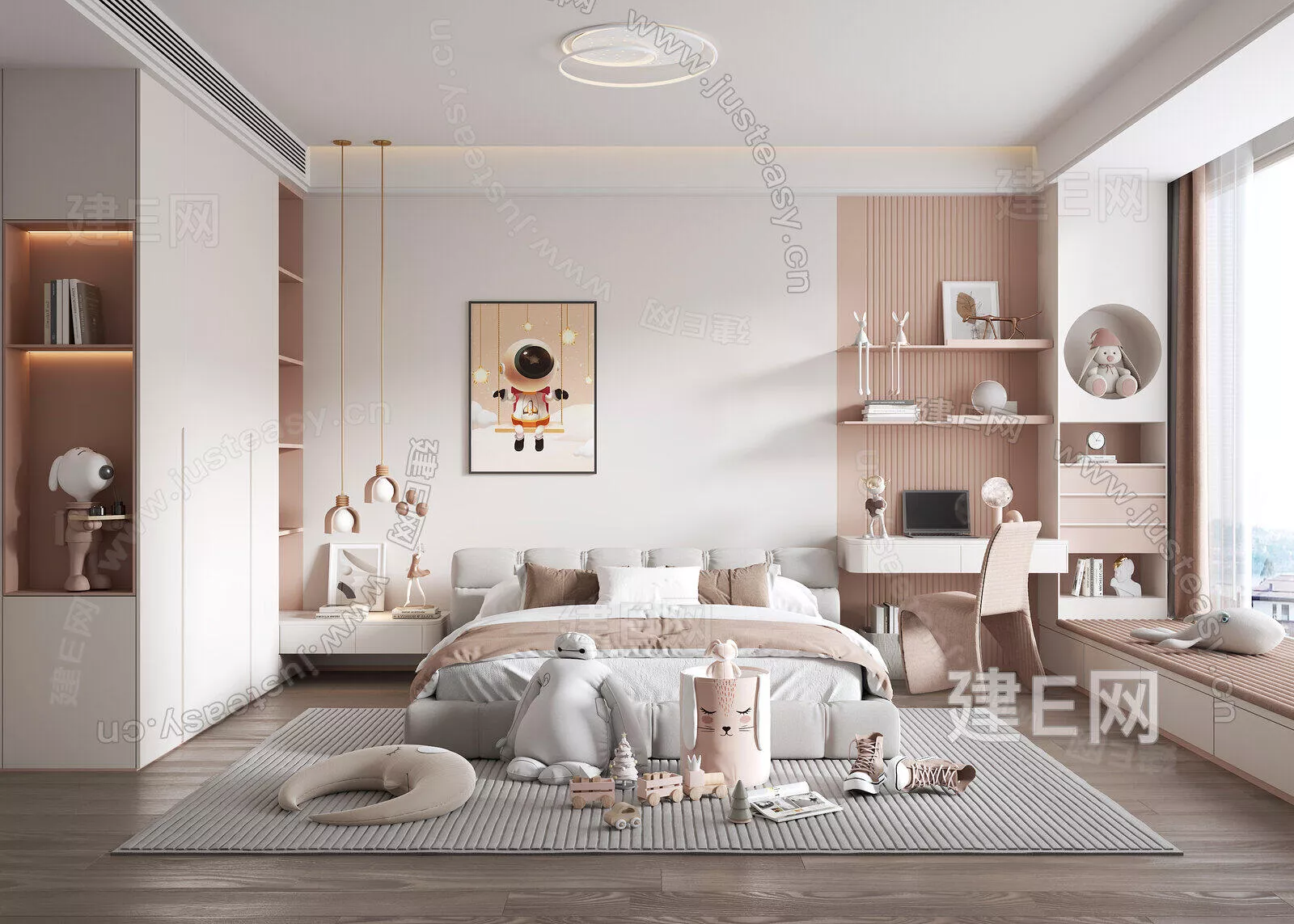 MODERN CHILDREN ROOM - SKETCHUP 3D SCENE - ENSCAPE - 103828928