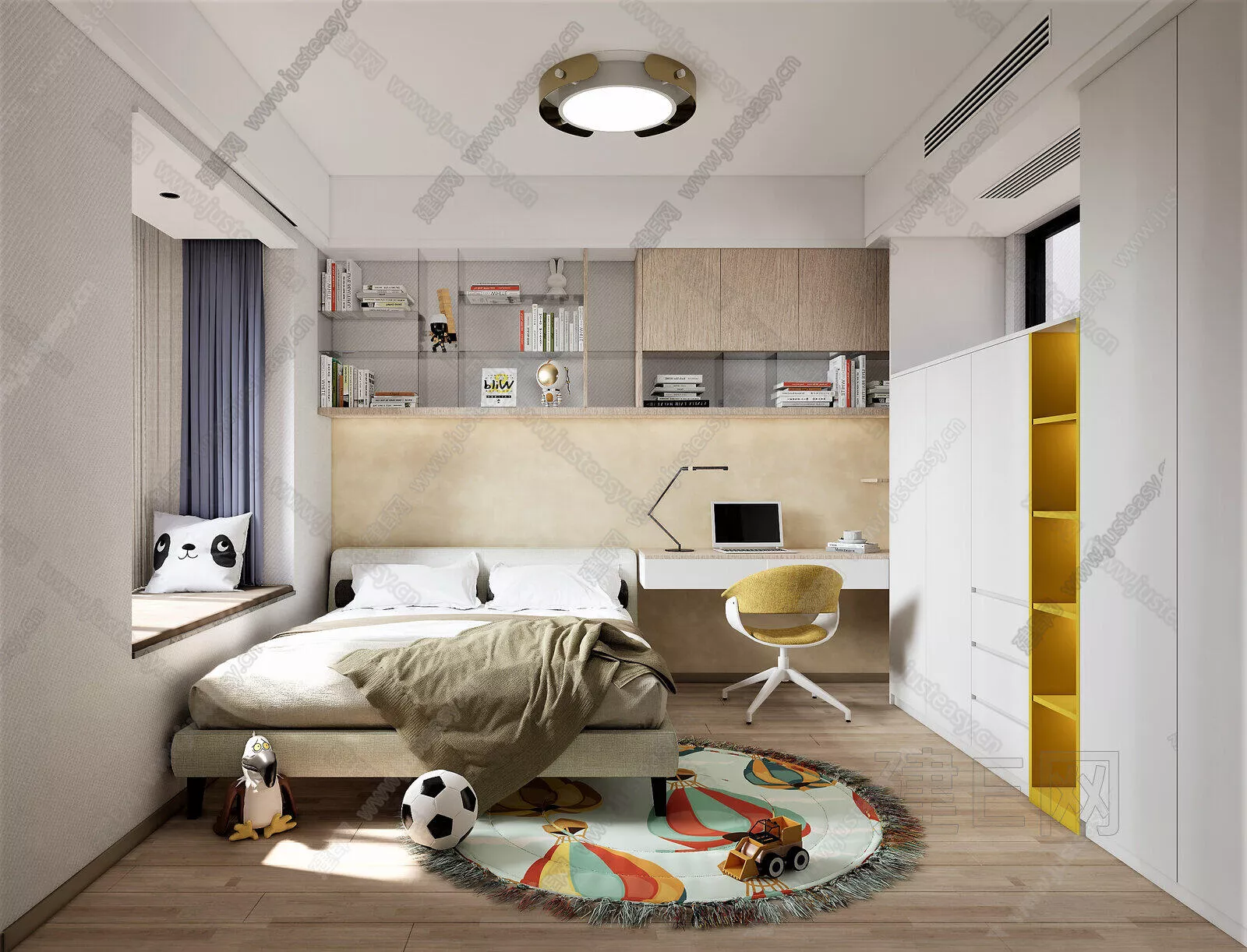 MODERN CHILDREN ROOM - SKETCHUP 3D SCENE - ENSCAPE - 105334820