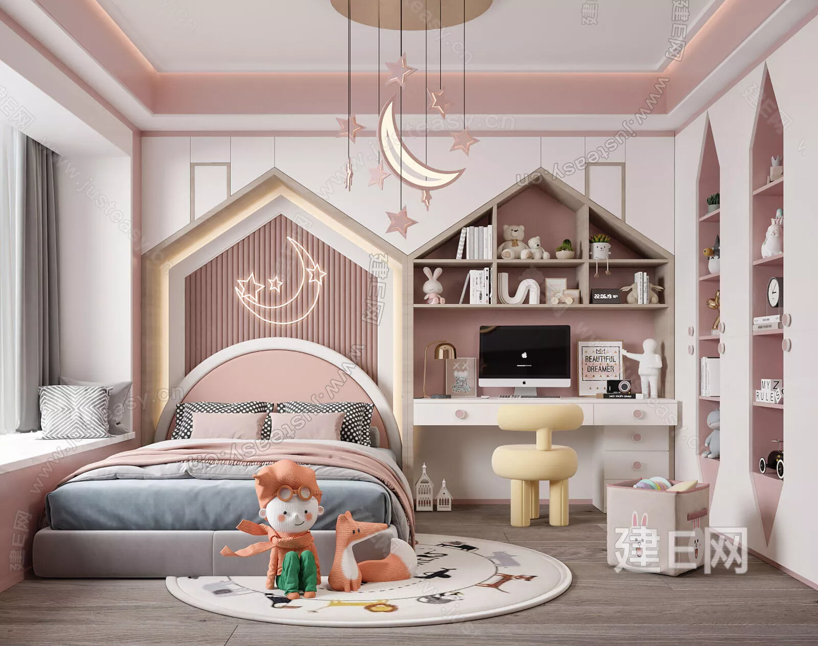 MODERN CHILDREN ROOM - SKETCHUP 3D SCENE - ENSCAPE - 105727146