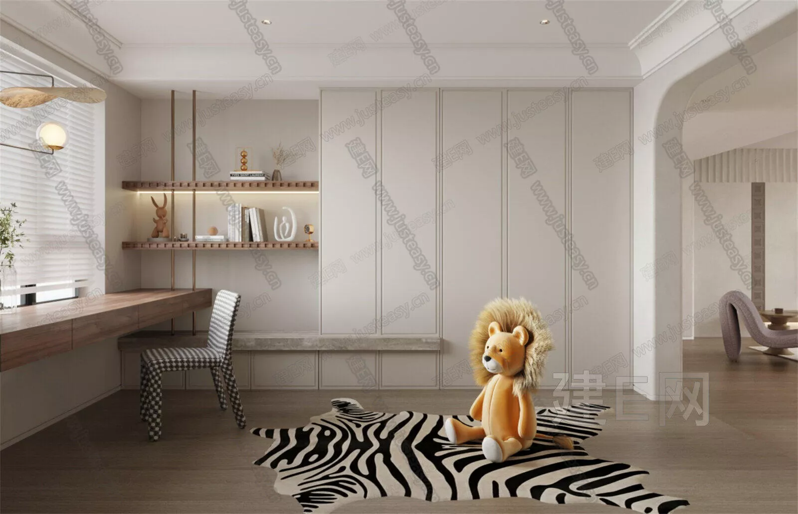 MODERN CHILDREN ROOM - SKETCHUP 3D SCENE - ENSCAPE - 105925904