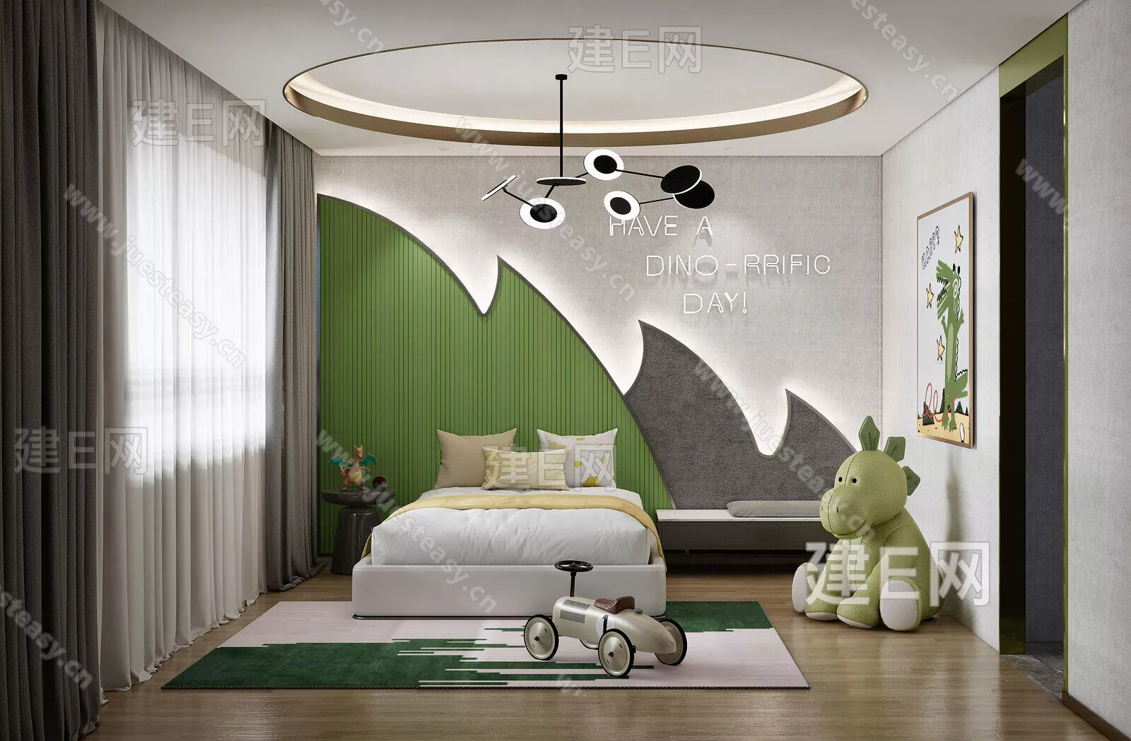 MODERN CHILDREN ROOM - SKETCHUP 3D SCENE - ENSCAPE - 105989780