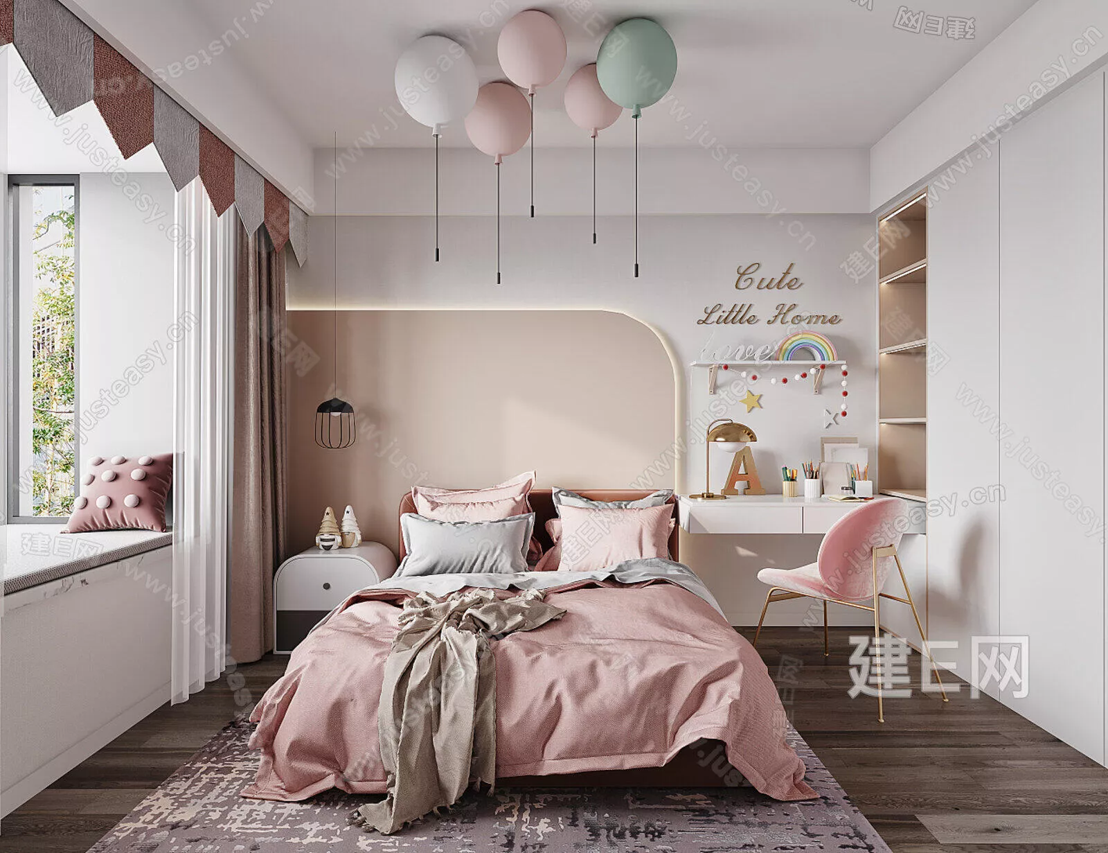 MODERN CHILDREN ROOM - SKETCHUP 3D SCENE - ENSCAPE - 108939864