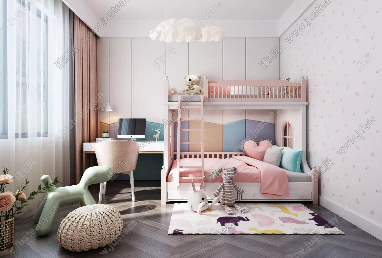 MODERN CHILDREN ROOM - SKETCHUP 3D SCENE - ENSCAPE - 109921671