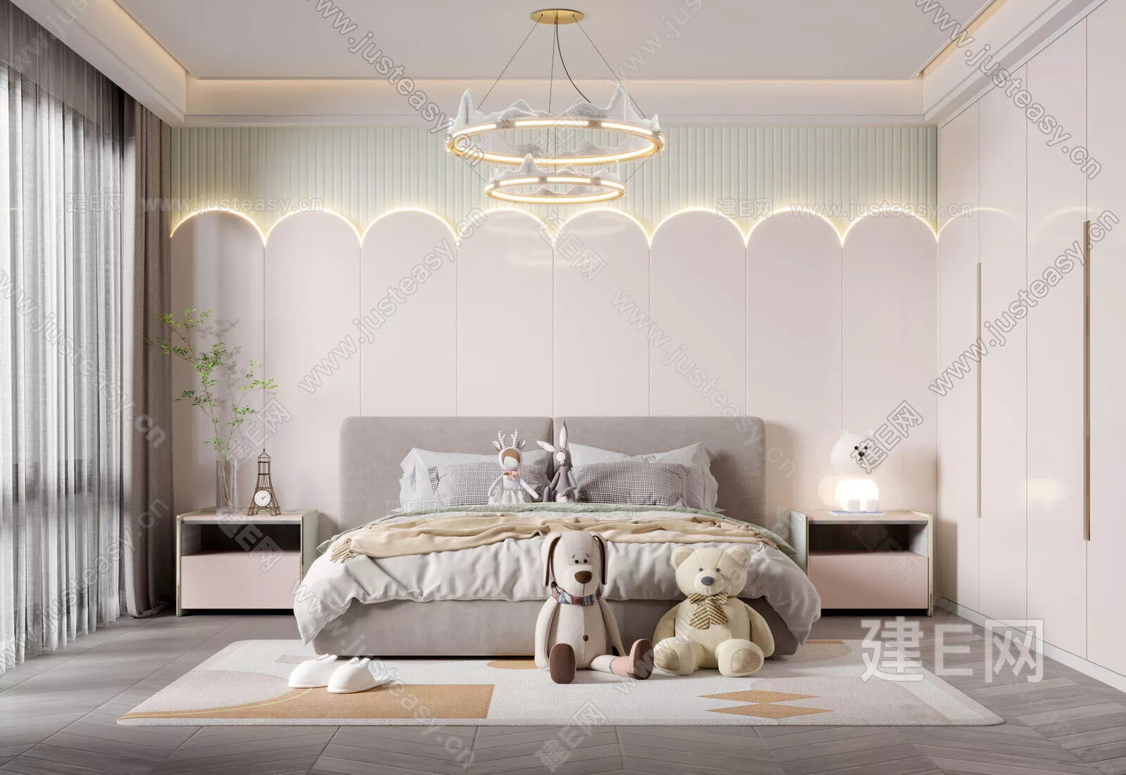 MODERN CHILDREN ROOM - SKETCHUP 3D SCENE - ENSCAPE - 113198444