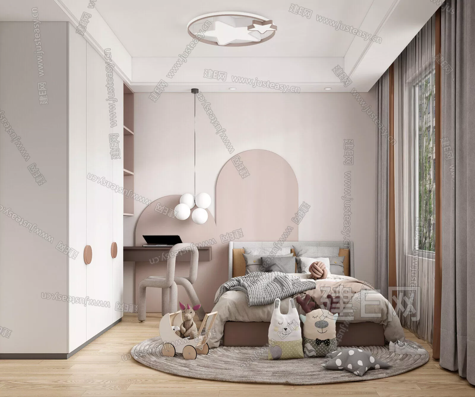 MODERN CHILDREN ROOM - SKETCHUP 3D SCENE - ENSCAPE - 114509712