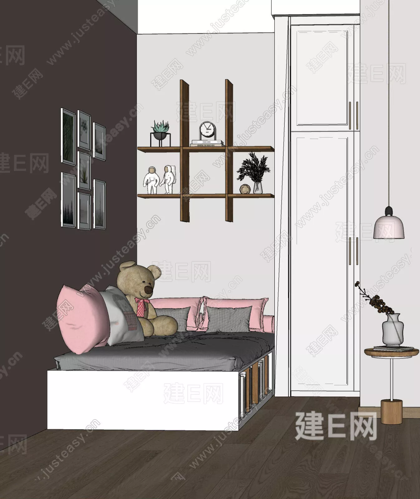 MODERN CHILDREN ROOM - SKETCHUP 3D SCENE - ENSCAPE - 114574390