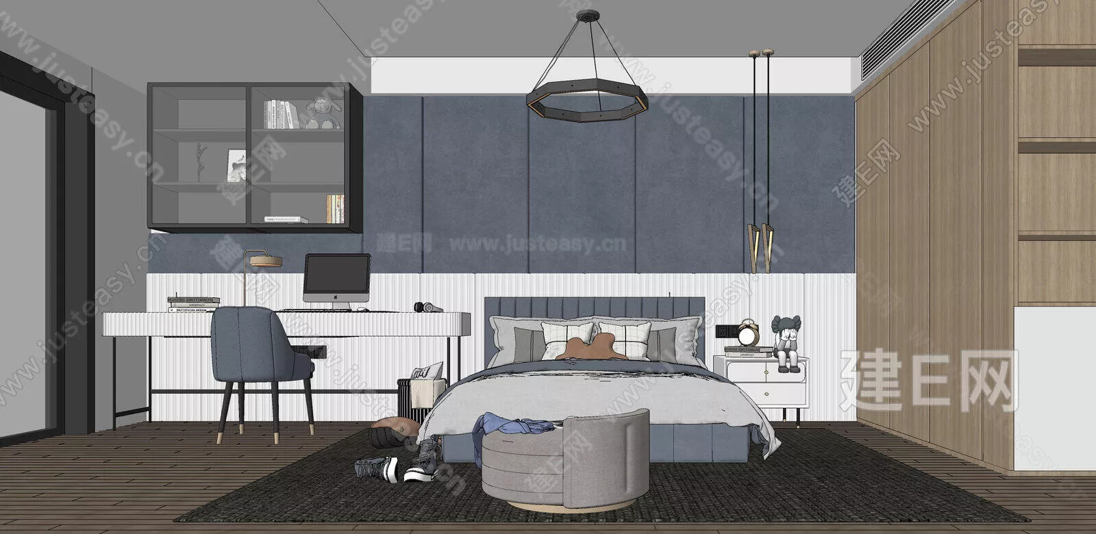 MODERN CHILDREN ROOM - SKETCHUP 3D SCENE - ENSCAPE - 114771176