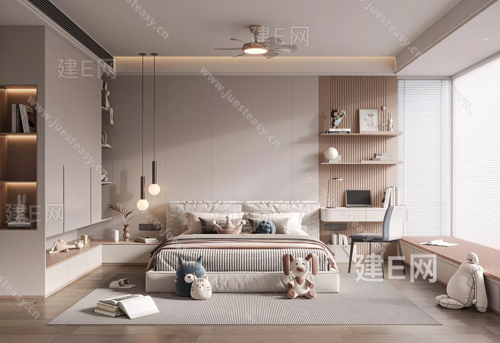 MODERN CHILDREN ROOM - SKETCHUP 3D SCENE - ENSCAPE - 116870597