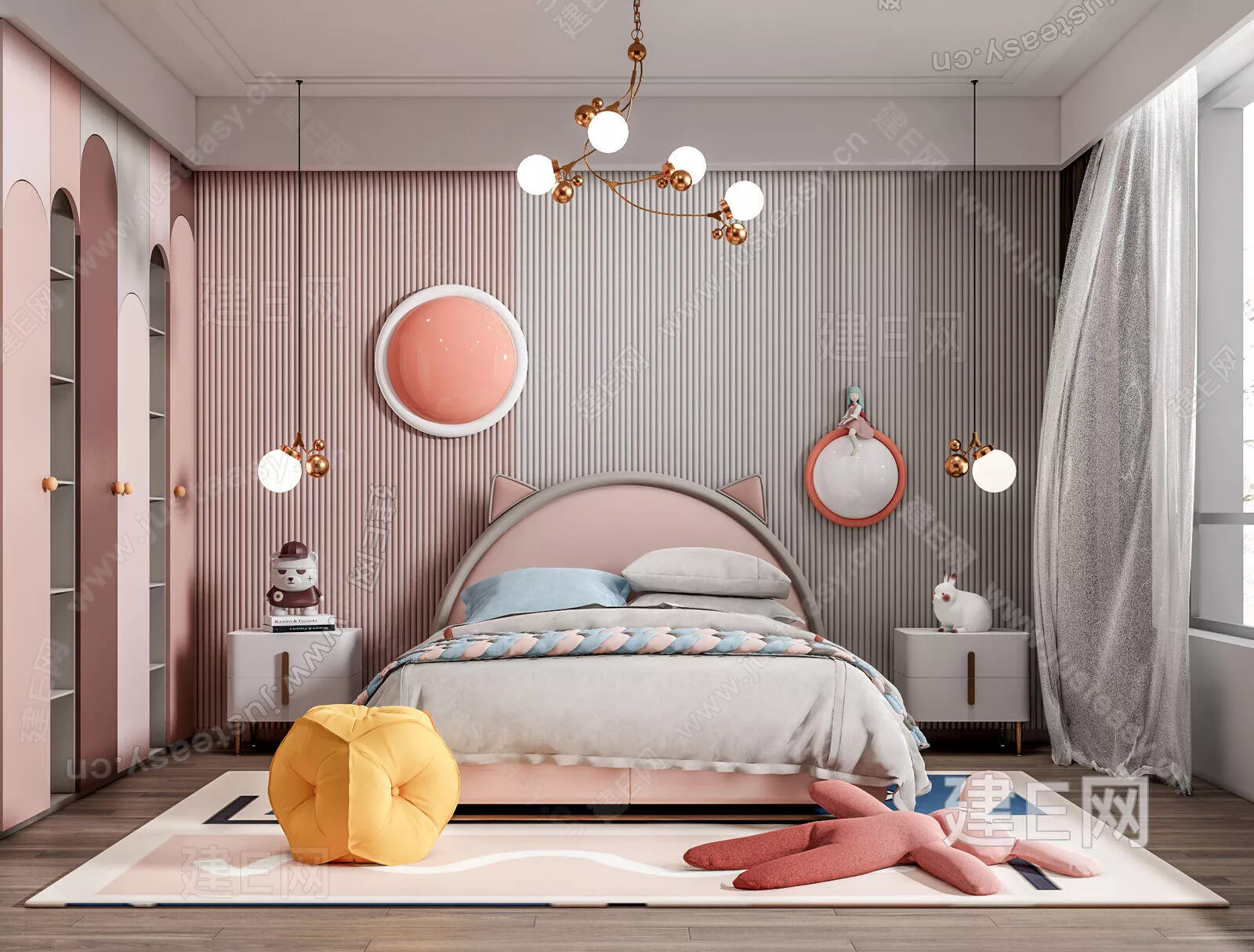 MODERN CHILDREN ROOM - SKETCHUP 3D SCENE - ENSCAPE - 117196251