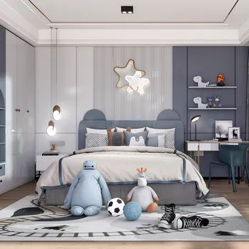 MODERN CHILDREN ROOM - SKETCHUP 3D SCENE - ENSCAPE - ID04076