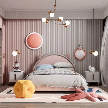 MODERN CHILDREN ROOM - SKETCHUP 3D SCENE - ENSCAPE - ID04089