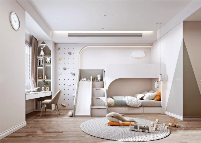 MODERN CHILDREN ROOM - SKETCHUP 3D SCENE - VRAY OR ENSCAPE - ID04100