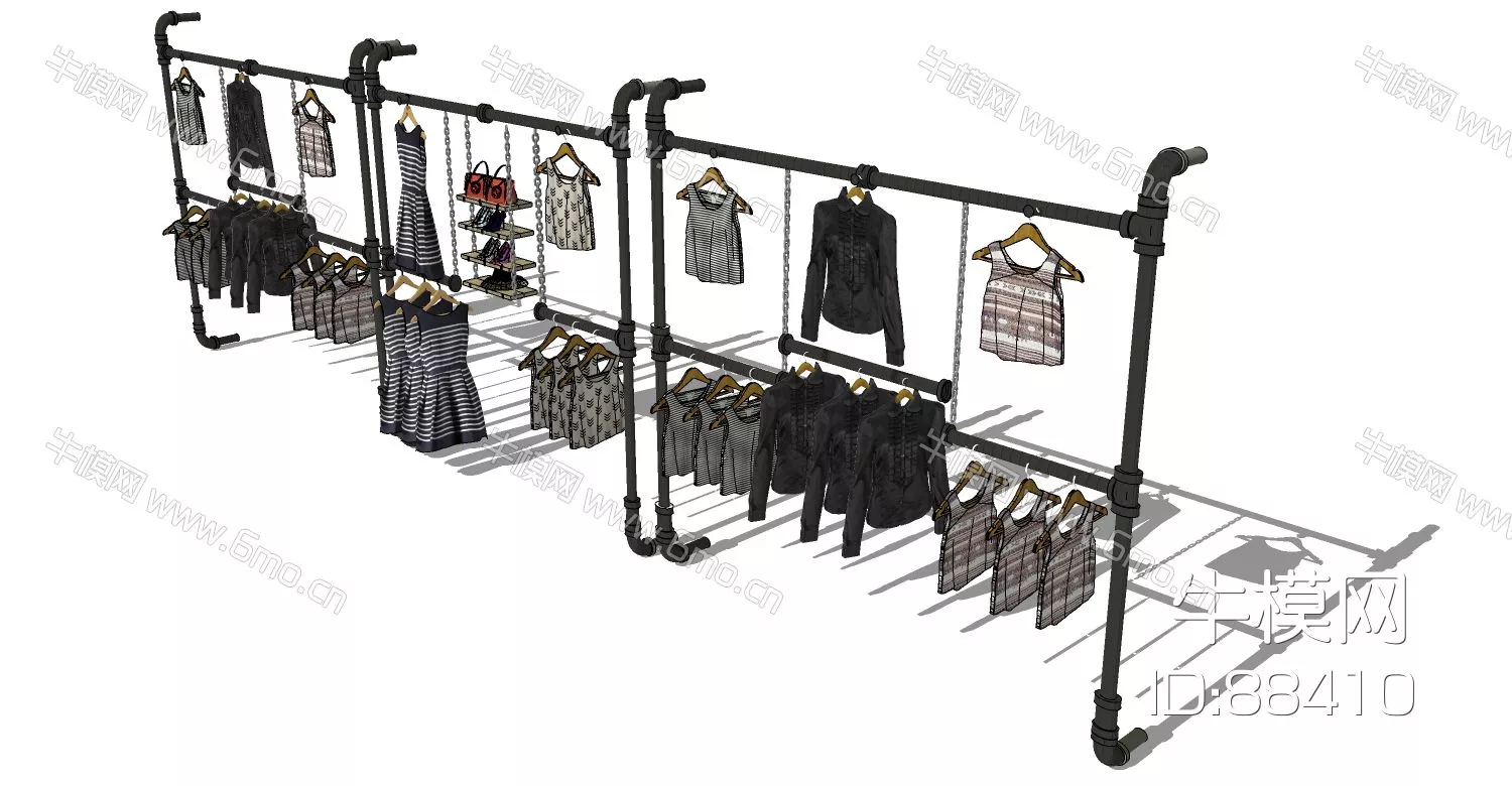 MODERN CLOTHES - SKETCHUP 3D MODEL - ENSCAPE - 88410