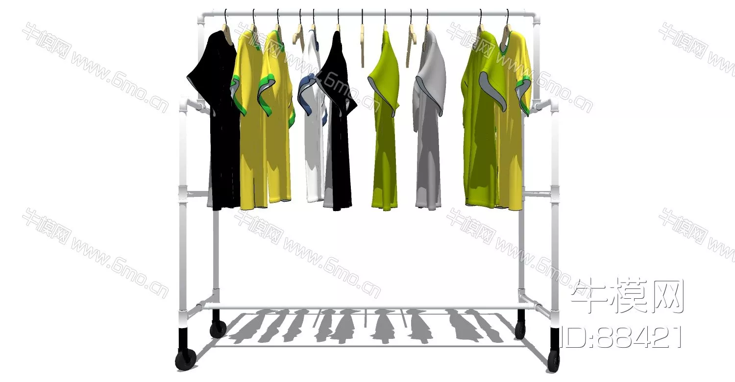 MODERN CLOTHES - SKETCHUP 3D MODEL - ENSCAPE - 88421