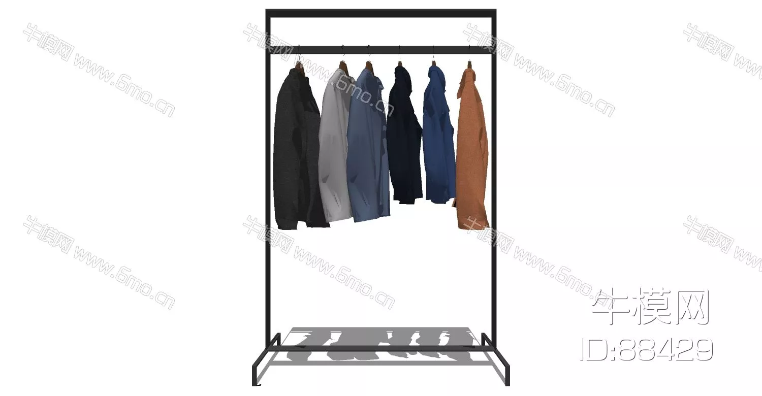 MODERN CLOTHES - SKETCHUP 3D MODEL - ENSCAPE - 88429