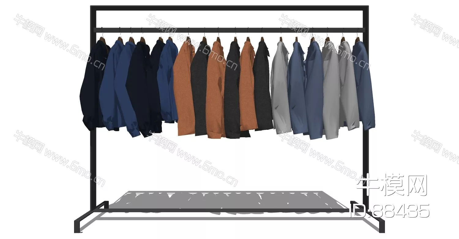 MODERN CLOTHES - SKETCHUP 3D MODEL - ENSCAPE - 88435