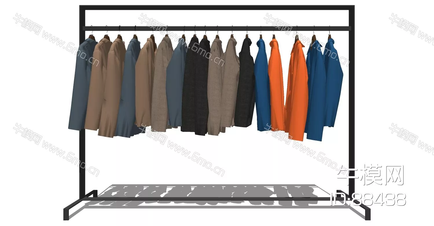 MODERN CLOTHES - SKETCHUP 3D MODEL - ENSCAPE - 88438