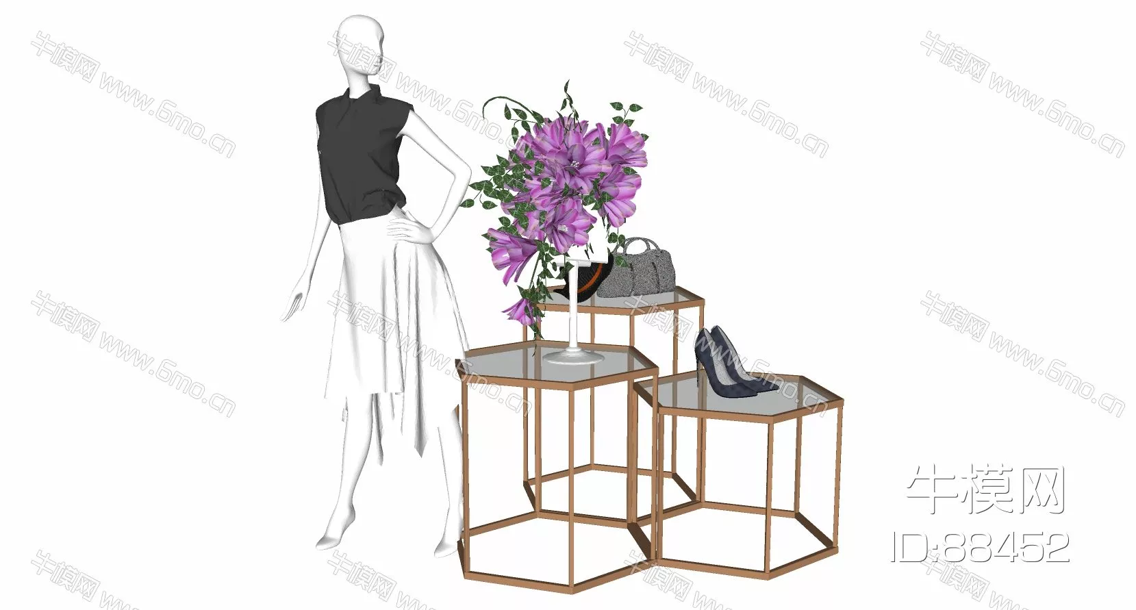 MODERN CLOTHES - SKETCHUP 3D MODEL - ENSCAPE - 88452