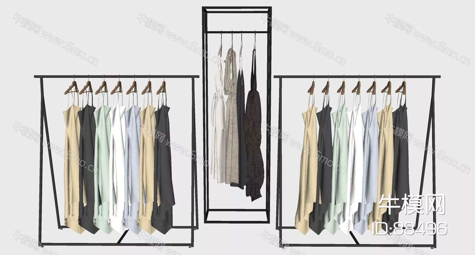 MODERN CLOTHES - SKETCHUP 3D MODEL - ENSCAPE - 88496