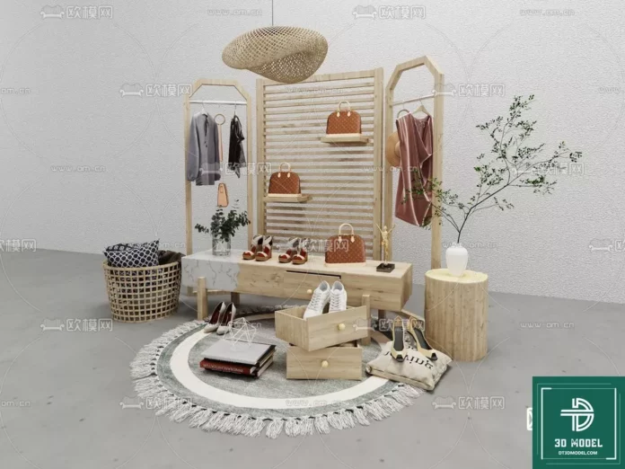 MODERN CLOTHES - SKETCHUP 3D MODEL - VRAY OR ENSCAPE - ID04808