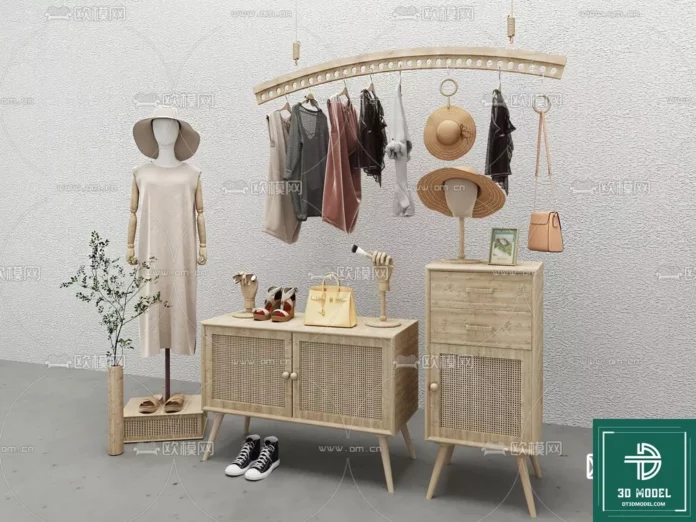 MODERN CLOTHES - SKETCHUP 3D MODEL - VRAY OR ENSCAPE - ID04809